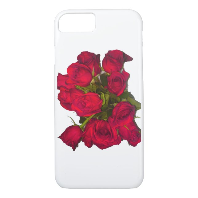 Röd ros Phone Case Case-Mate iPhone Skal (Baksida)