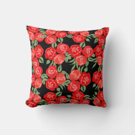 Röd ros Pillow Kudde