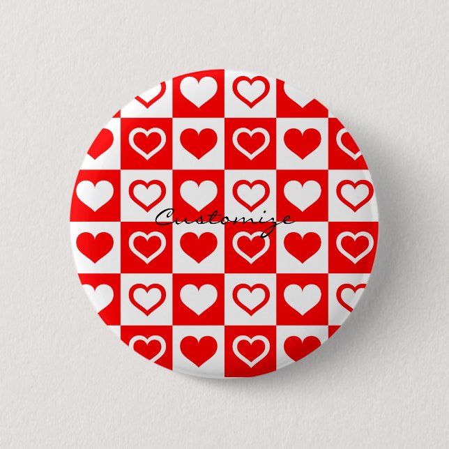 Röd ros Play Mönster Thunder_Cove Knapp (Framsida)