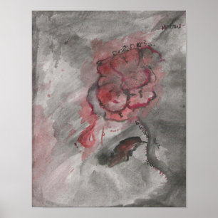 Röd ros Poster