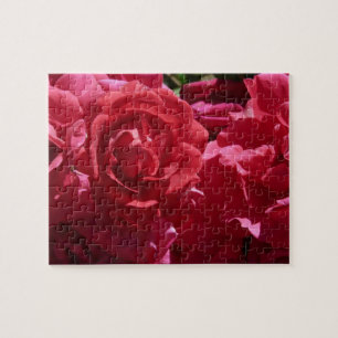 Röd ros Puzzle Pussel