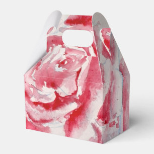 Röd ros Ro, Mönster, Papper Party  Presentaskar