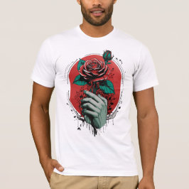 Röd ros Romantik T Shirt