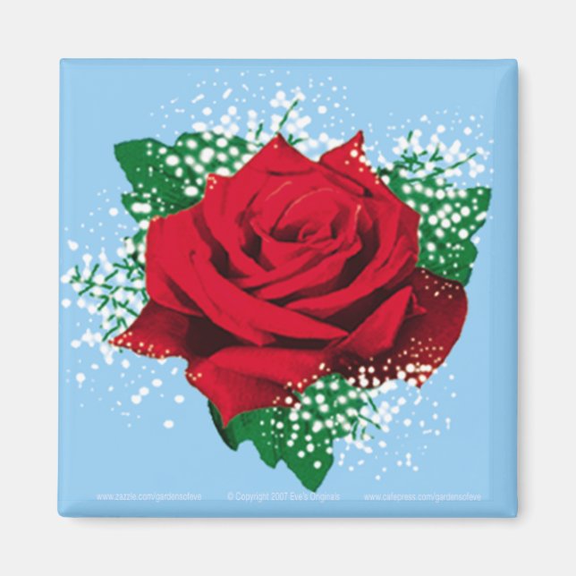 RÖD ROS Sq Magnet (Framsidan)