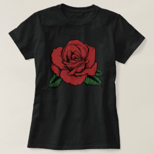 röd ros t shirt