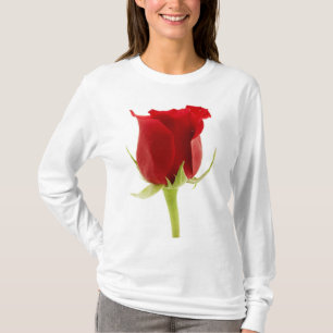 Röd ros t shirt