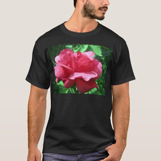 Röd ros t-shirt (Framsida)