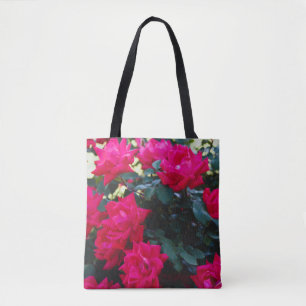 RÖD ROS TOTE BAG TYGKASSE
