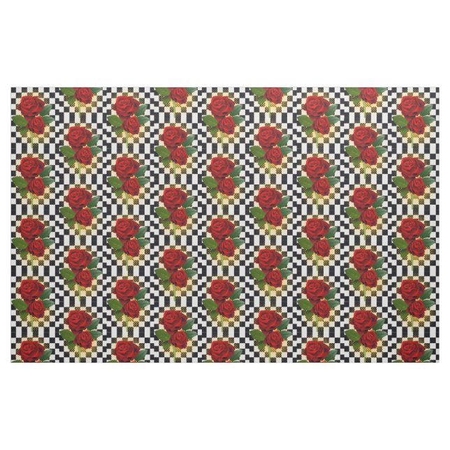 RÖD ROS TYG (Fat Quarter)