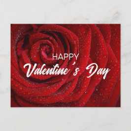 Röd ros, Valentine Vykort