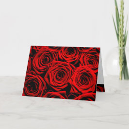 Röd ros Valentines Helgdag Card Helgkort