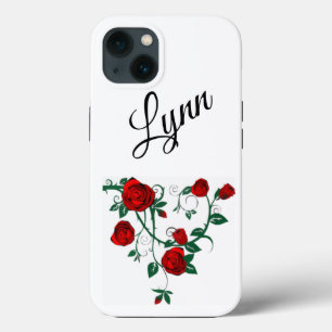 Röd ros Vine Apple iPhone 13, Tuff