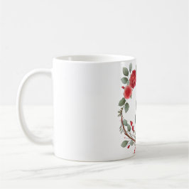 Röd ros WAN Kaffemugg