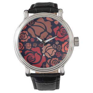 Röd ros Watch Armbandsur