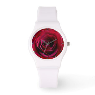 Röd ros Watch Romantic Röd ros Wrist Watches Armbandsur