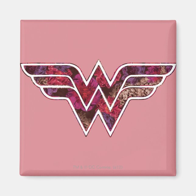 Röd ros WW Magnet (Framsidan)