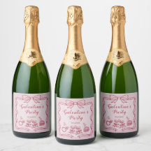 Röd Rosa Båge Galentine-fest