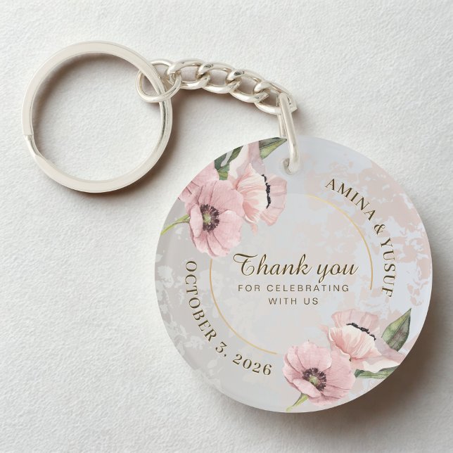 Röd Rosa Blommig Islamisk Bröllagsgåva Tack (Skapare uppladdad)