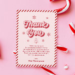 Röd Rosa - jul, babykläder Tack Kort<br><div class="desc">Visa tacksamhet med den här Röda Rosan-julskusen Tack-kortet,  perfekt för december-babyduschtemafejen. Det här kortet är ett komplement till din rosa juldusch. Det här kortet är ett måste-ha för en rosa av babyduschtemat vid baby. Fira med en nybörjarflicka i december,  skapar din julklapp.</div>