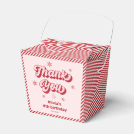 Röd Rosa Jul Birthday Tack Presentaskar