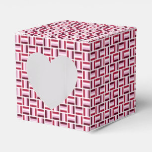 Röd Rosa Modernt Mönster Presentaskar