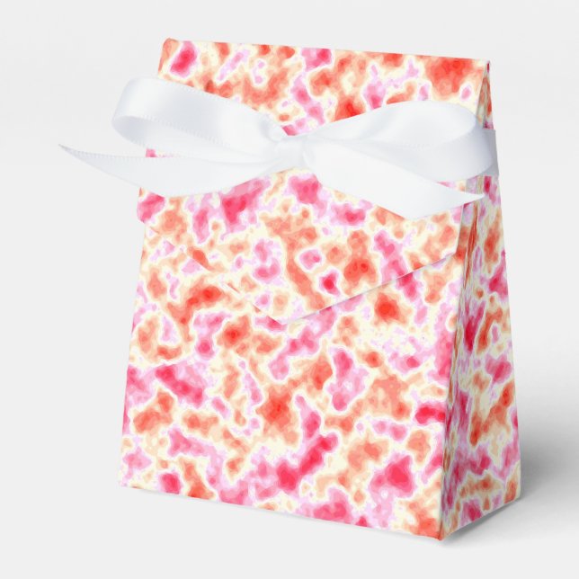 Röd Rosa Orange Presentaskar (Framsidan Sidan)