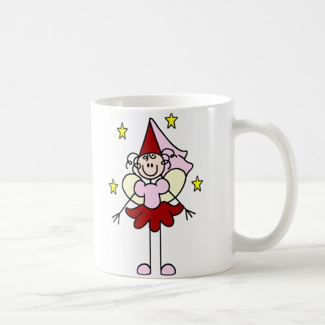 Röd/Rosa prinsessfigur i muggform Kaffemugg (Höger)