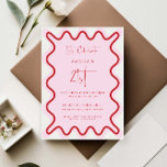 Röd Rosa Vågigt inbjudan till Gräns 21:a födelseda<br><div class="desc">Designad att samordna med vår Vågigt Gräns Collection, den här moderna födelsedagsinbjudan ger trendiget och det populära vågigt gräns i rött färg på vit bakgrund. Om du vill fånga din gästs uppmärksamhet med en popup på färg på inbjudan till trendiget är den här sviten perfekt för dig. Om du vill...</div>