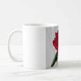 Röd rosflorasamling kaffemugg