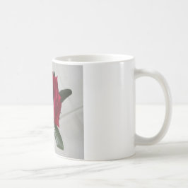 Röd rosflorasamling kaffemugg