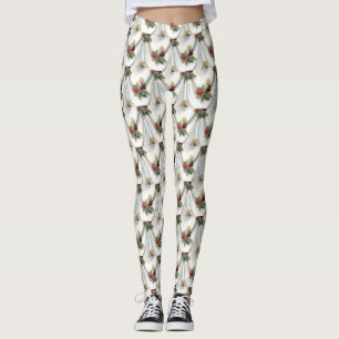 röd rosgardin Thunder_Cove Leggings