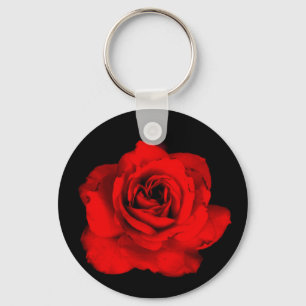 Röd roskeychain nyckelring
