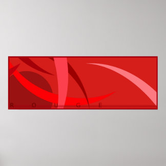 röd rouge poster