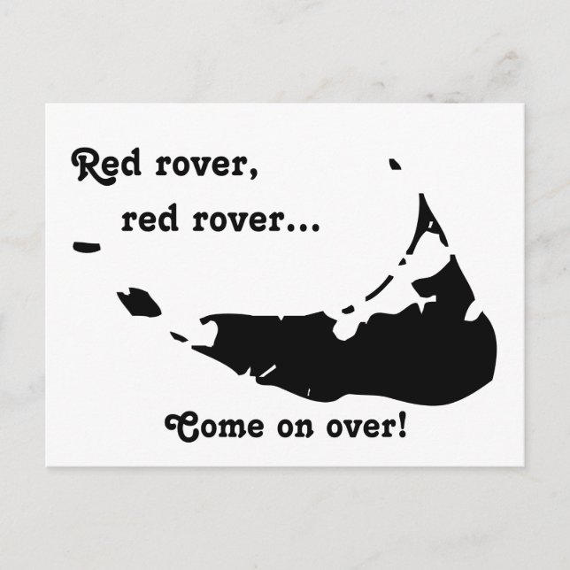 Röd rover, röd rover... vykort (Framsida)
