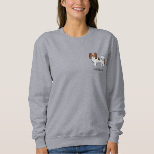 Röd Sabel Papillon Tecknad Hund Och Ditt Husdjurs T Shirt