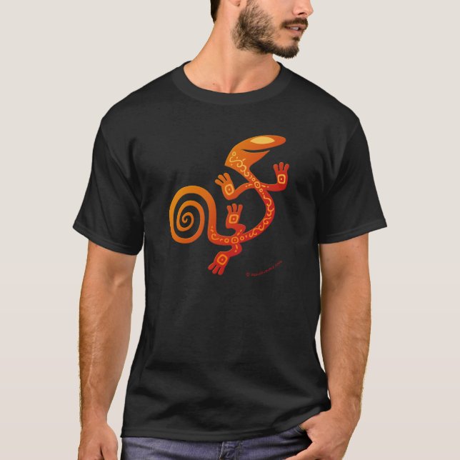 (Röd) Salamander, Tee Shirt (Framsida)