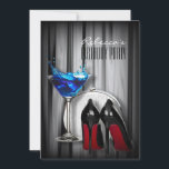 röd såle stiletto flickig martini cocktailfest inbjudningar<br><div class="desc">röd såle stiletto flickig martini cocktailfest,  födelsedagsinbjudningar</div>