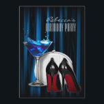 röd såle stiletto flickig martini cocktailfest inbjudningar<br><div class="desc">röd såle stiletto flickig martini cocktailfest,  födelsedagsinbjudningar</div>