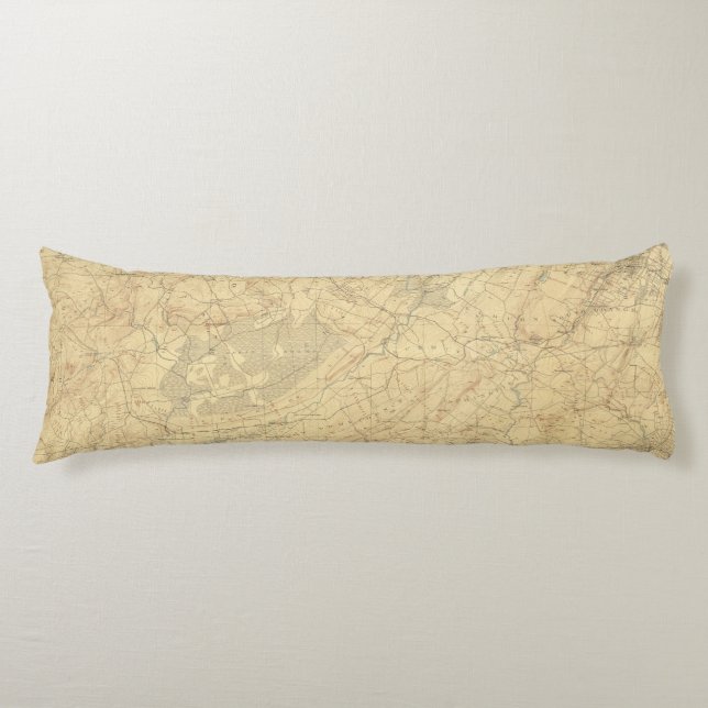 Röd sandsten som är ny - jersey 2 kroppskudde (Framsidan)