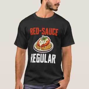 Röd sås vanlig kycklingparmälskare t shirt
