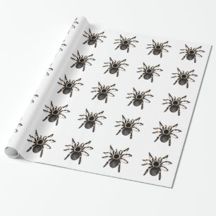 Röd satt band tarantelspindel presentpapper