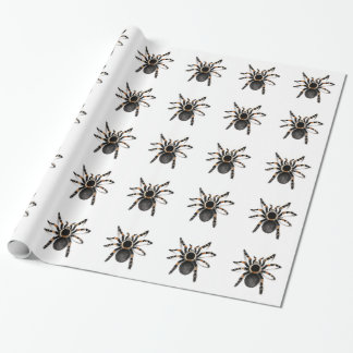 Röd satt band tarantelspindel presentpapper