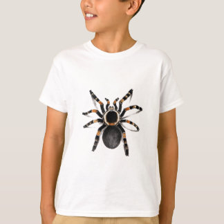 Röd satt band tarantelspindel t shirt