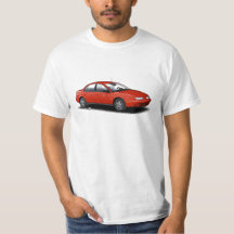 Röd Saturn SL2 t-skjorta