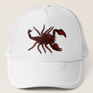Röd Scorpion - hatt #1 Truckerkeps