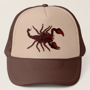 Röd Scorpion - hatt #2 Truckerkeps