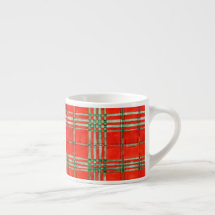 RÖD SCOTT TARTAN Espressokopp