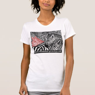 Röd sebra tee shirt