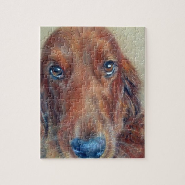 Röd setterhund pussel (Vertikal)