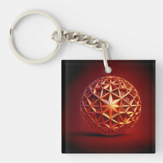 Röd Sierpinski-gackel Fraktal